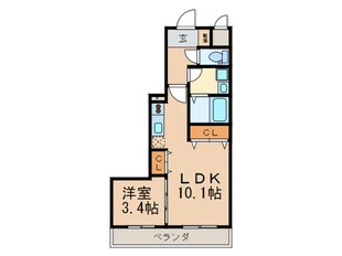 フォレシティ栄の物件間取画像